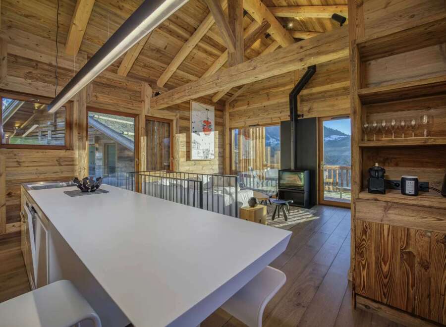 Experience the epitome of rustic luxury in this stunning chalet.