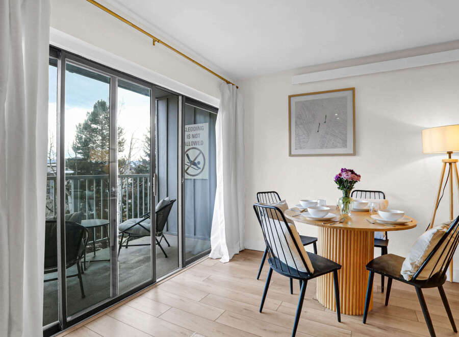 Step into this inviting dining area, perfect for enjoying meals with loved ones.