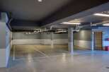 Discover the convenience of this well-lit, modern parking garage.