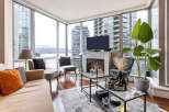 Experience luxury living in this stunning condo with breathtaking city views.