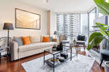 Experience luxury living in this stunning condo! This property boasts a spacious living area, perfect for entertaining or relaxing.