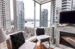 Enjoy stunning city and water views from this luxurious condo.