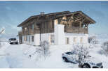 Experience the charm of this stunning chalet nestled in a winter wonderland.