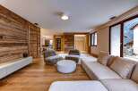 Experience luxury living in this stunning property, featuring exquisite wooden accents and a modern design.