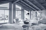 Experience luxury living in this stunning chalet, boasting breathtaking mountain views.