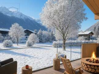 Experience the ultimate winter retreat in this stunning property.