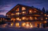 Experience the charm of this stunning chalet nestled in a winter wonderland.