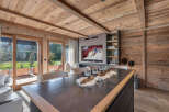 Experience the epitome of luxury living in this stunning property, featuring exquisite wooden accents throughout.
