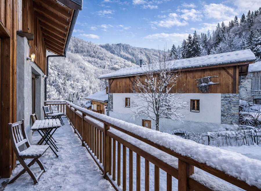 Experience the charm of this stunning property nestled in a winter wonderland.
