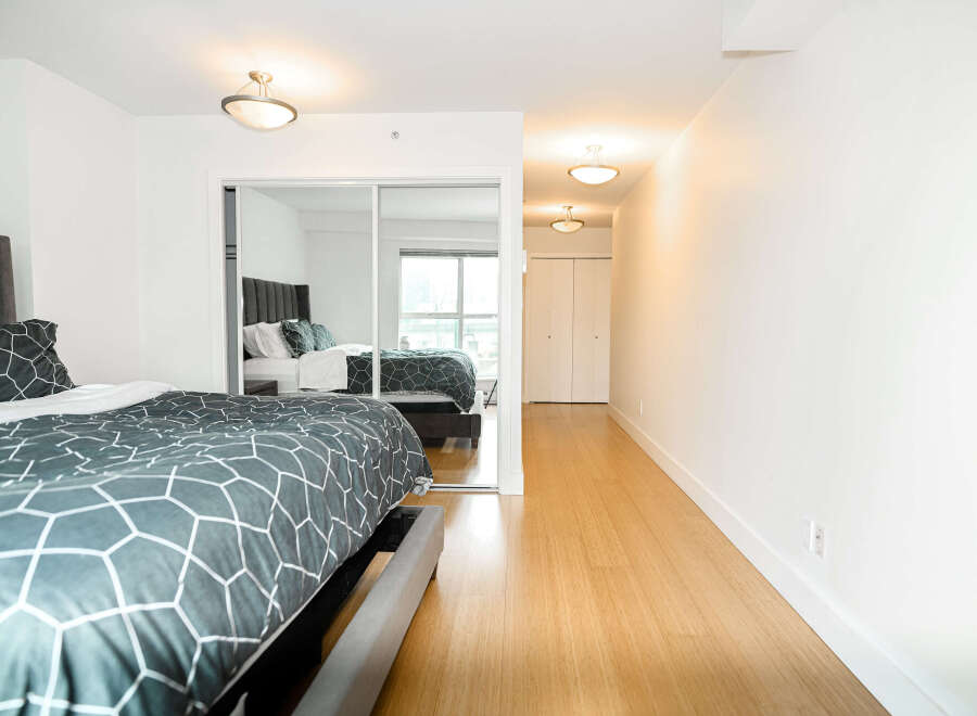 Discover modern living in this stylish bedroom.