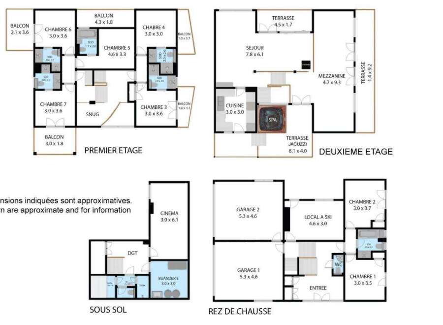 Discover this stunning property featuring multiple floors, including a premier and a second floor, each offering unique living spaces.