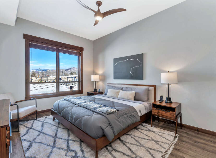 Experience luxury and comfort in this stunning bedroom.
