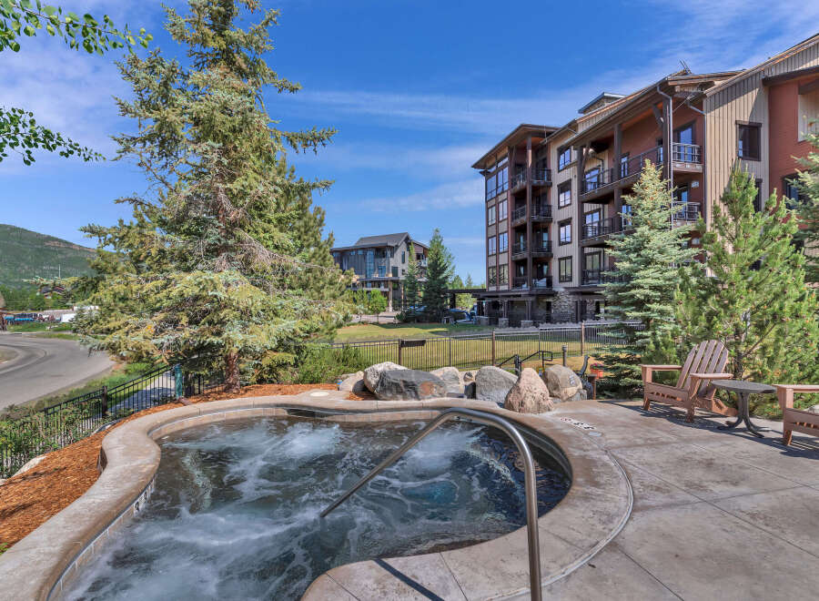 Enjoy the ultimate relaxation in this stunning property featuring a luxurious hot tub, perfect for unwinding after a long day.