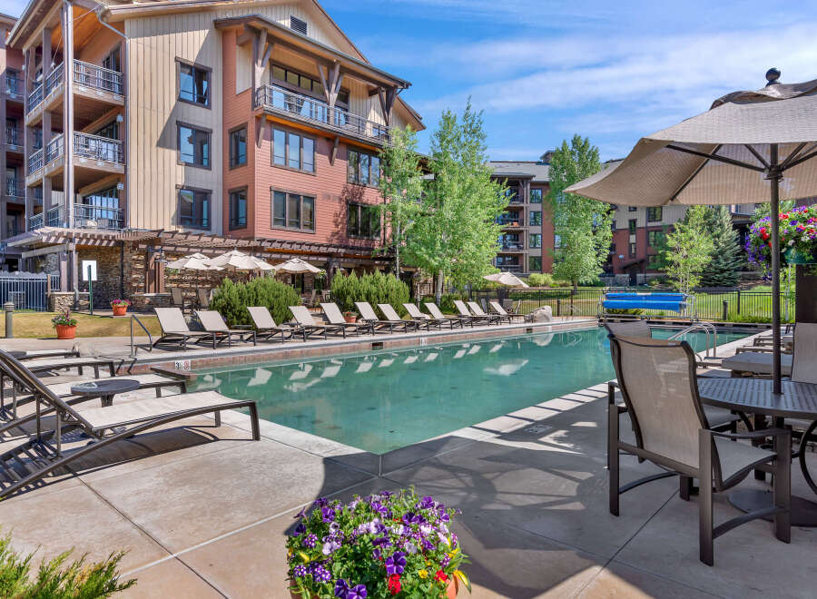 Enjoy luxury living at this stunning property featuring a beautiful outdoor pool.