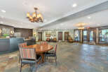 Step into the inviting Trailhead Lodge lobby, a welcoming space perfect for relaxation and socializing.