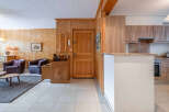 Step into this charming property featuring a warm and inviting interior.