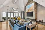 Experience luxury living in this stunning property featuring a modern living room.