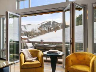 Experience luxury living with breathtaking mountain views from this stunning property.