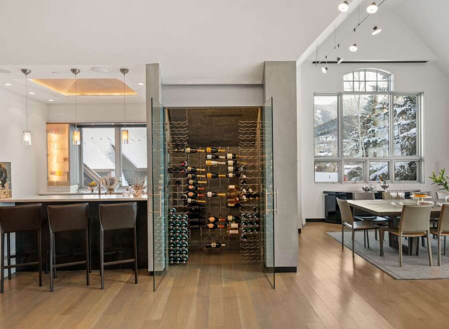 This stunning property boasts a modern interior with a focus on luxury and comfort.