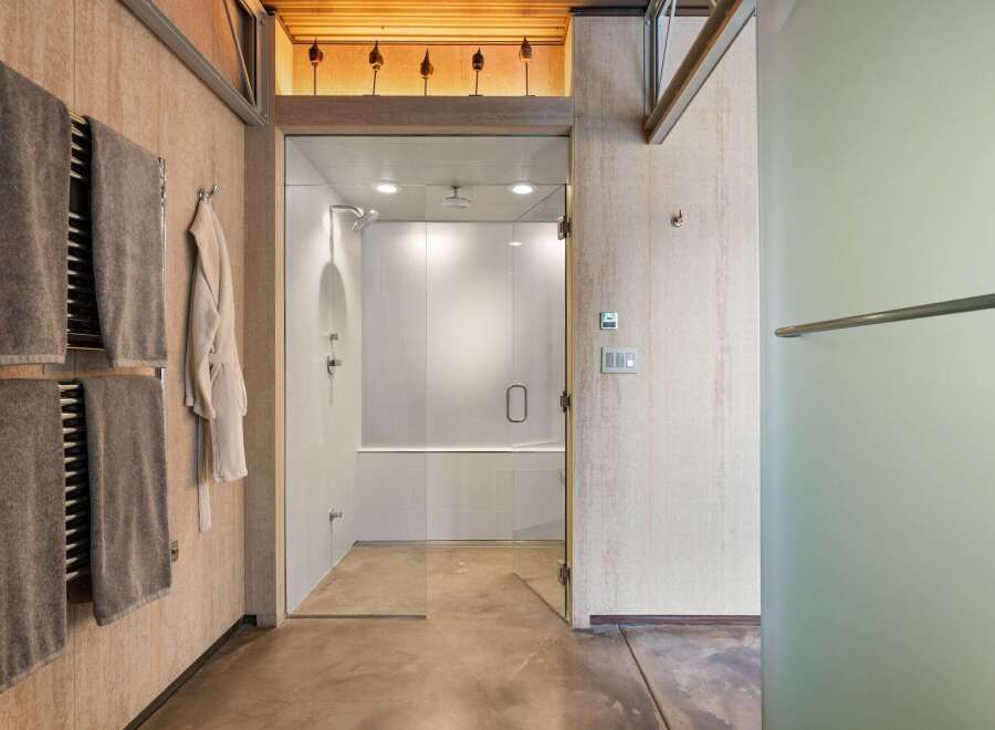 Step into luxury with this stunning bathroom design.