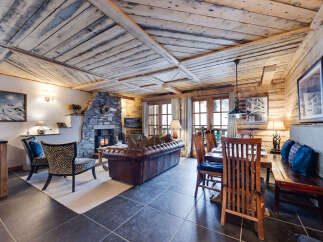 Experience the warmth and charm of this stunning chalet-style living space.