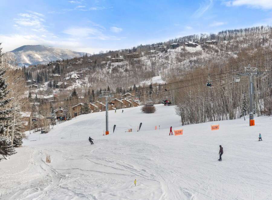 Enjoy the ultimate winter escape with this stunning ski-in/ski-out property! Nestled in a picturesque mountain setting, this home offers unparalleled access to the slopes.