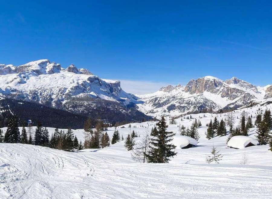 Experience the ultimate winter escape with this stunning property nestled in a picturesque mountain landscape.