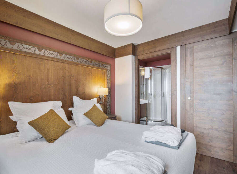 Experience luxury and comfort in this beautifully designed bedroom.