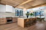 This stunning kitchen boasts a modern design with high-end finishes.