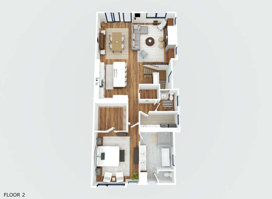 Discover the epitome of modern living in this stunning property! This floor plan showcases a spacious layout, perfect for entertaining and everyday living.