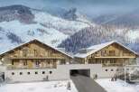 Discover the epitome of alpine luxury in this stunning property nestled amidst snow-capped mountains.