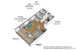Discover this stunning apartment featuring a spacious living area perfect for entertaining.