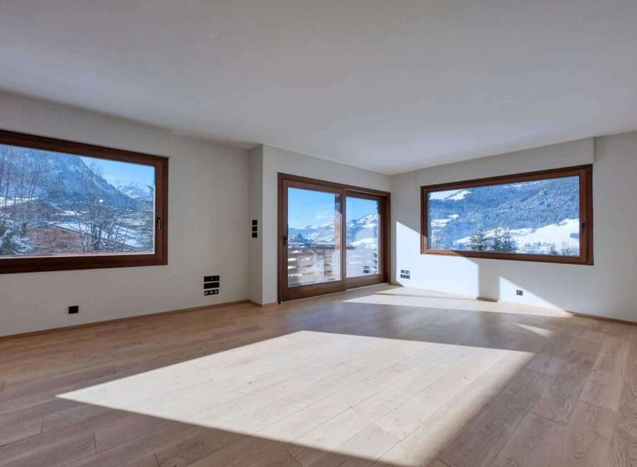 Experience breathtaking mountain views from this stunning property.