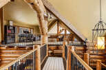 Step into rustic elegance with this stunning log home.