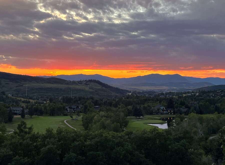 Experience breathtaking sunsets and stunning mountain views from this luxurious property.