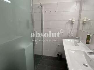 Discover a modern bathroom with a sleek design.