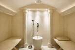 Step into luxury with this spa-like bathroom.
