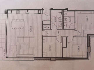 Discover this stunning apartment featuring a spacious living area of 43.