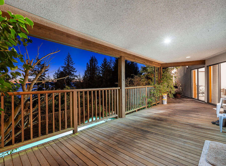 Enjoy breathtaking views from this stunning outdoor deck.