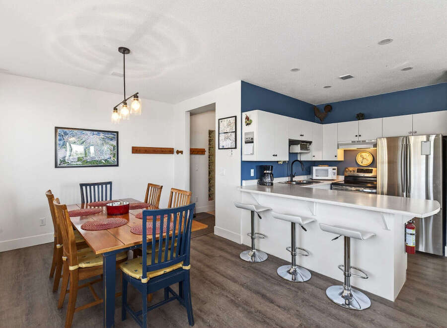 This stunning property boasts a beautifully designed kitchen with modern appliances and ample counter space, perfect for culinary enthusiasts.