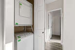 Discover the convenience of in-unit laundry with this property! This home features a stacked washer and dryer, making laundry day a breeze.