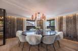 Experience luxury living in this stunning dining room.