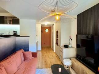 Step into modern elegance with this stunning living space.