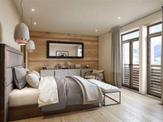 Experience luxury and comfort in this stunning bedroom.
