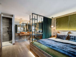 Experience luxury and comfort in this stunning bedroom.