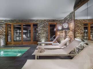 Indulge in ultimate relaxation in this luxurious spa retreat.
