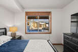 This stunning bedroom offers a luxurious retreat with breathtaking views.