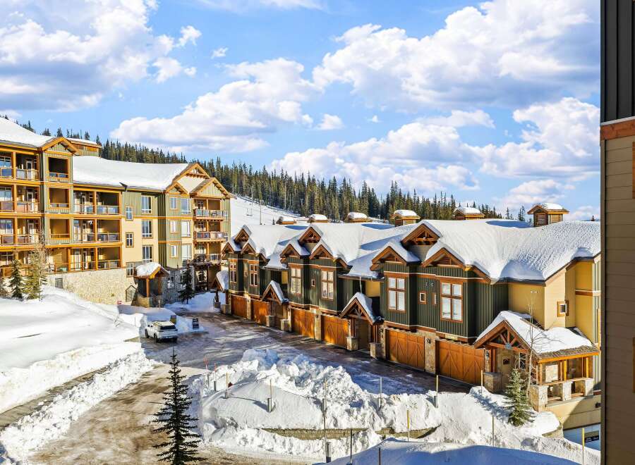 Discover luxury living in this stunning mountain property, perfect for a winter getaway.