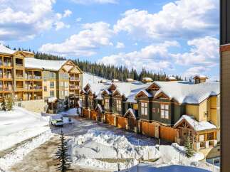 Discover luxury living in this stunning mountain property, perfect for a winter getaway.