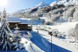 Escape to a winter wonderland with this charming chalet nestled in the heart of the mountains.